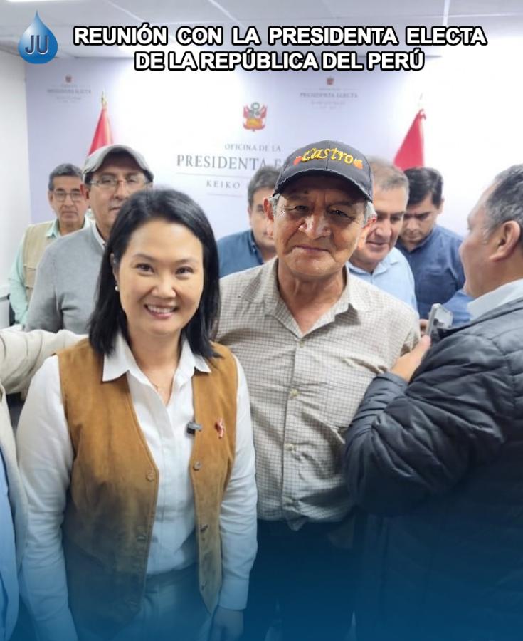 Reunión con la presidenta electa de la República del Perú