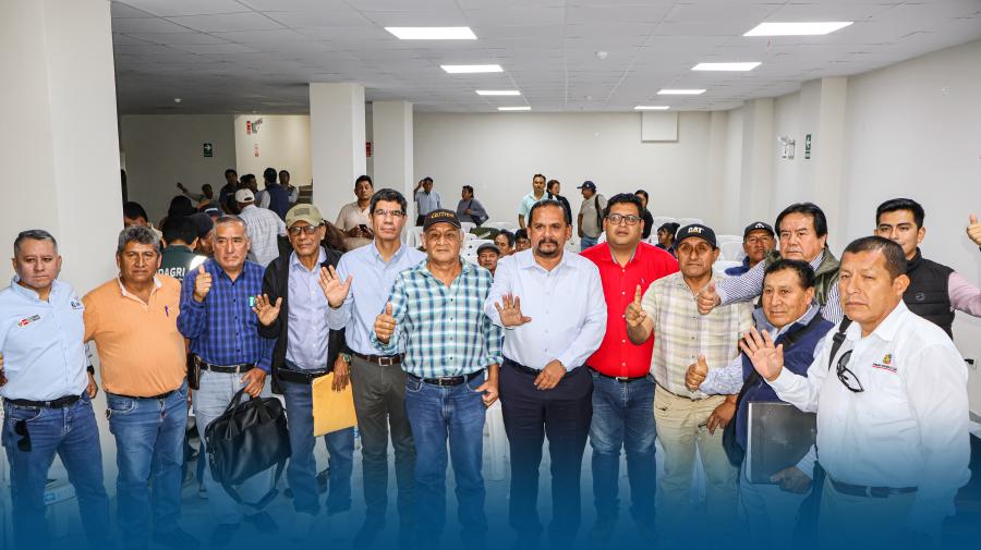Reunión con el Gobernador Regional y Autoridades respecto a puntos críticos del Río Chancay-Huaral