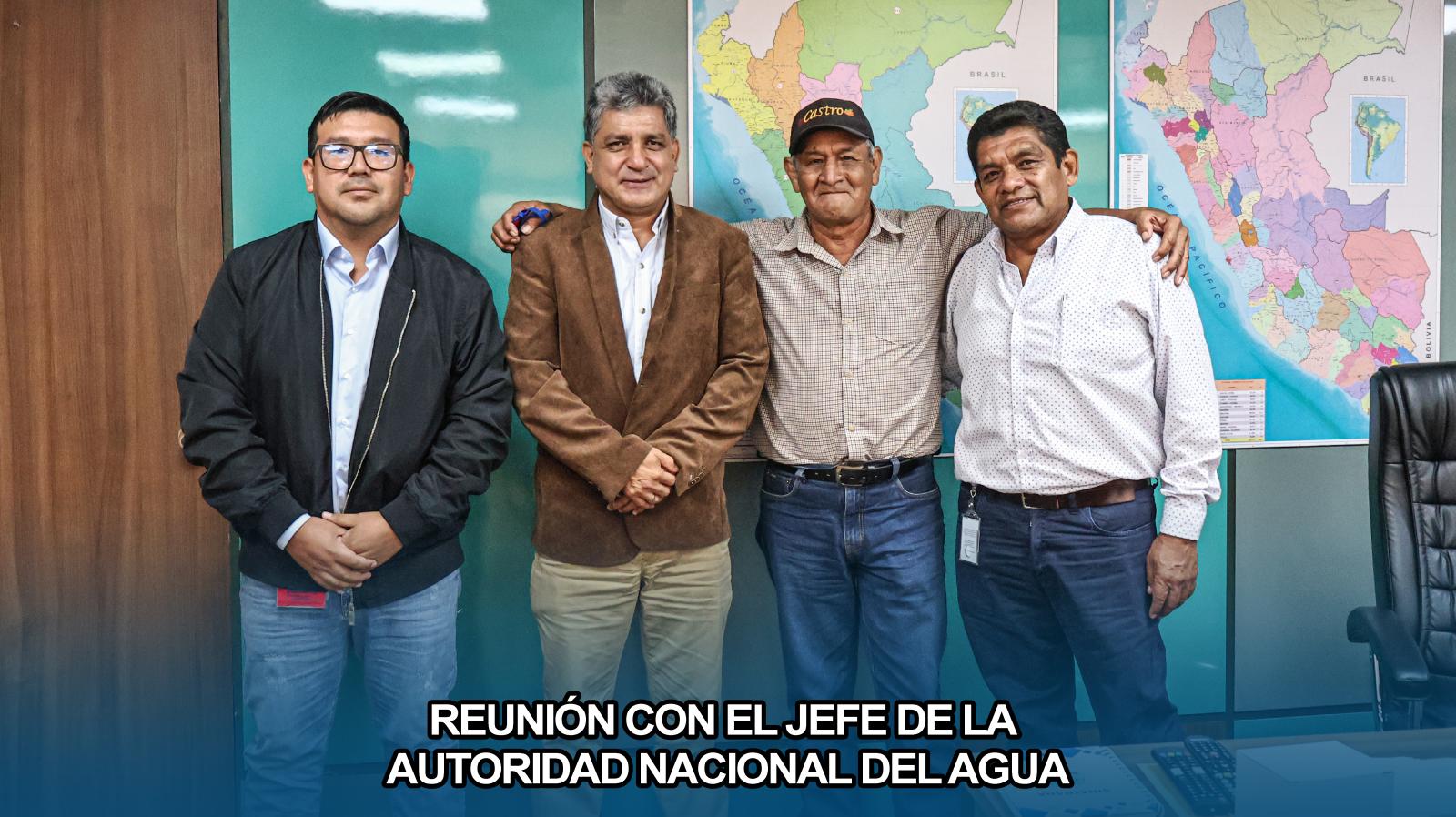 Reunión con el Jefe de la Autoridad Nacional del Agua