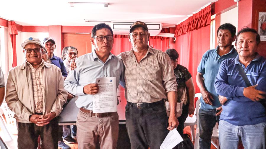 Firma de Convenio Específico: Acción conjunta para prevenir desbordes en el río Chancay Huaral entre la Junta de Usuarios y la Municipalidad Distrital de Aucallama