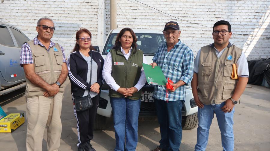 Autoridad Nacional del Agua realiza entrega de camioneta a la Junta de Usuarios Chancay Huaral